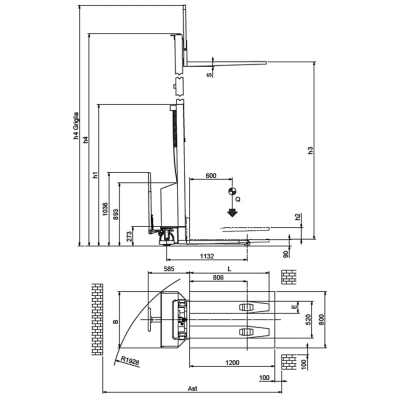 Transpaleta Samag: PS Inox PS-1